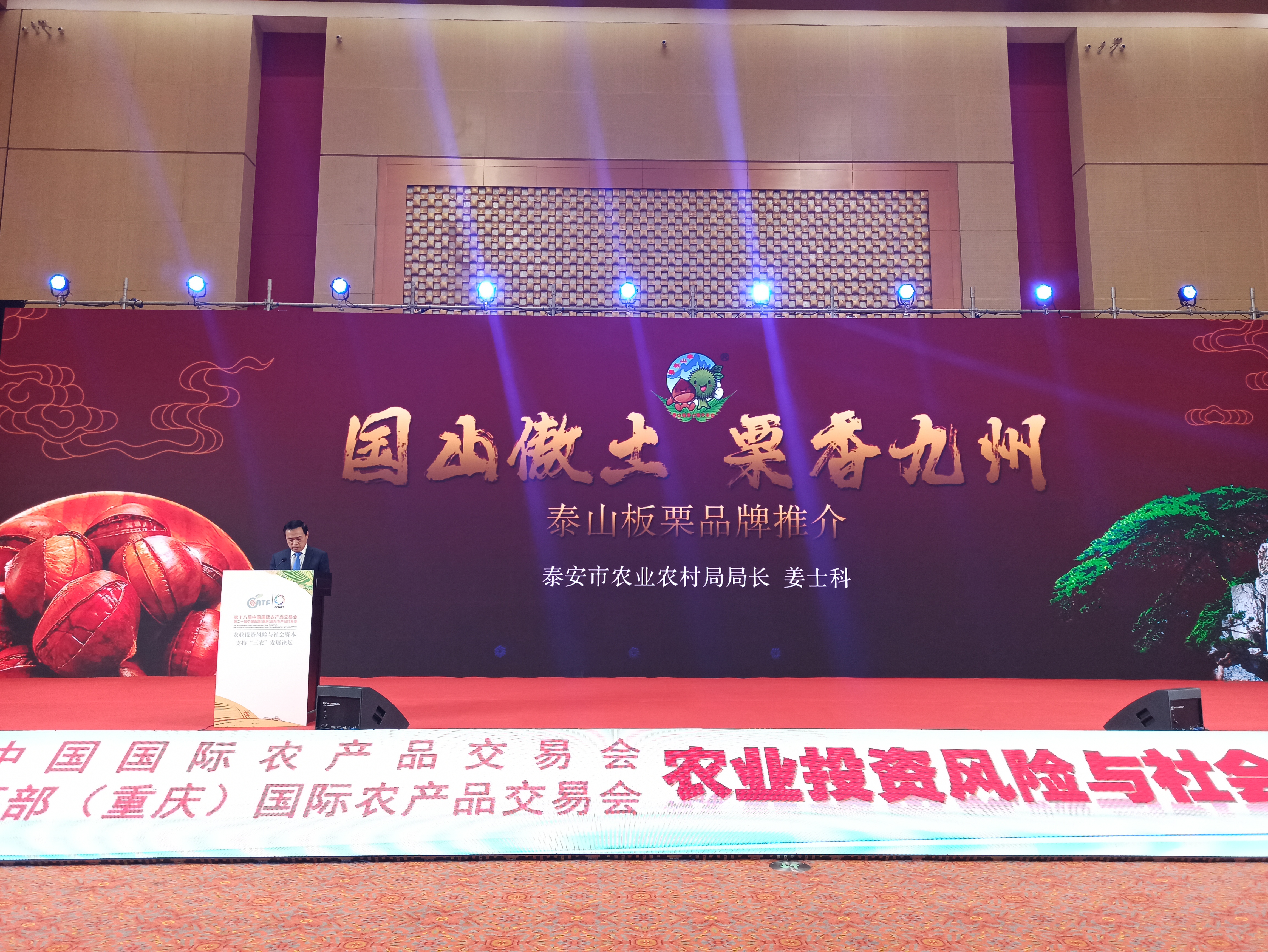 国山傲土，栗香九州 ！泰山板栗惊喜亮相第十八届农交会(图3)